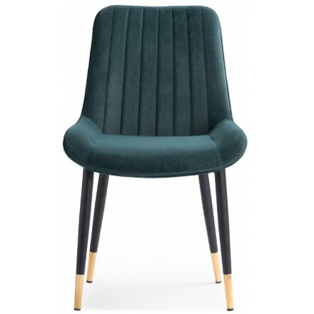 Стул на металлокаркасе Seda-1 green / black / gold 